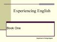Experiencing English PowerPoint PPT Presentation