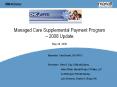 Managed%20Care%20Supplemental%20Payment%20Program%20 PowerPoint PPT Presentation