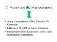 1'1 Money and the Macroeconomy PowerPoint PPT Presentation
