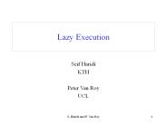Lazy Execution