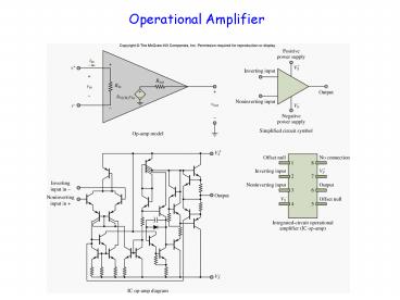 PPT – Operational Amplifier PowerPoint presentation | free to download ...