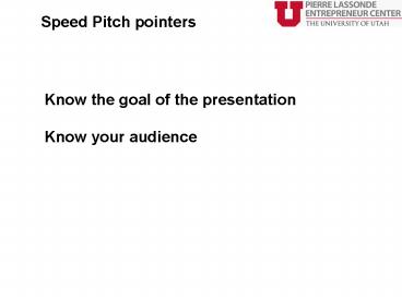Speed Pitch pointers