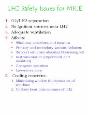 LH2 Safety Issues for MICE