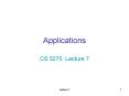 Applications PowerPoint PPT Presentation