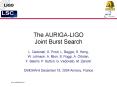 The AURIGALIGO Joint Burst Search PowerPoint PPT Presentation