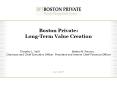 Boston%20Private:%20Long-Term%20Value%20Creation PowerPoint PPT Presentation