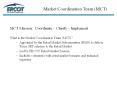 Market Coordination Team (MCT) PowerPoint PPT Presentation