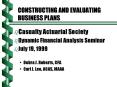 CONSTRUCTING AND EVALUATING BUSINESS PLANS PowerPoint PPT Presentation