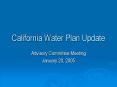 California Water Plan Update PowerPoint PPT Presentation