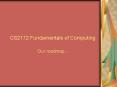 CS2172 Fundamentals of Computing PowerPoint PPT Presentation