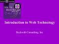 Introduction to Web Technology PowerPoint PPT Presentation