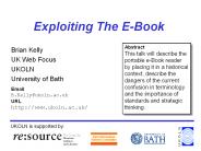 Exploiting The E-Book