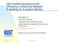 Intermarket Interactions and Efficiency in Electronic Markets: Eretailing Vs' Eauction Market PowerPoint PPT Presentation