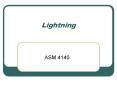 Lightning PowerPoint PPT Presentation