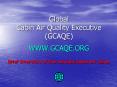 Global Cabin Air Quality Executive GCAQE WWW'GCAQE'ORG PowerPoint PPT Presentation