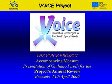 VOICE Project