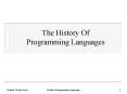 The History Of Programming Languages PowerPoint PPT Presentation