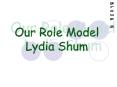 Our Role Model PowerPoint PPT Presentation