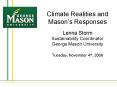 Climate Realities and Mason PowerPoint PPT Presentation