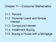 Chapter 11 Consumer Mathematics PowerPoint PPT Presentation