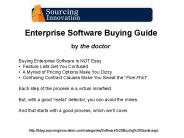 Enterprise Software Buying Guide