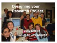 Designing your Research Project