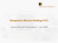 Manganese Bronze Holdings PLC PowerPoint PPT Presentation