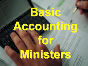 Basic Accounting for Ministers