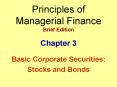 Principles of Managerial Finance Brief Edition