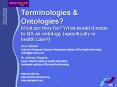 Terminologies PowerPoint PPT Presentation