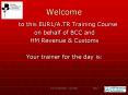 to this EUR1A'TR Training Course PowerPoint PPT Presentation
