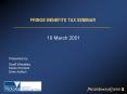 FRINGE BENEFITS TAX SEMINAR PowerPoint PPT Presentation