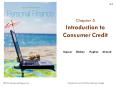 Chapter 5 Introduction to Consumer Credit PowerPoint PPT Presentation