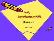 Introduction to UML