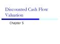 Discounted Cash Flow Valuation