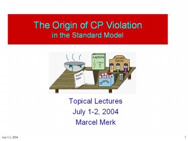 The Origin of CP Violation in the Standard Model