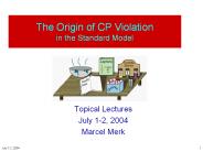 The Origin of CP Violation in the Standard Model
