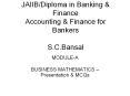 JAIIB/Diploma%20in%20Banking%20 PowerPoint PPT Presentation