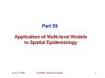 Application%20of%20Multi-level%20Models%20to%20Spatial%20Epidemiology PowerPoint PPT Presentation