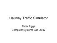 Hallway Traffic Simulator