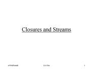 Closures and Streams