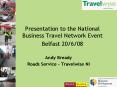 Presentation to the National Business Travel Network Event Belfast 20608