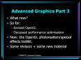 Advanced Graphics Part 3 PowerPoint PPT Presentation