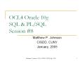 OCL4 Oracle 10g: SQL PowerPoint PPT Presentation