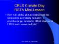 CRLS Climate Day RSTA MiniLesson PowerPoint PPT Presentation