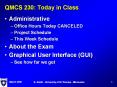 QMCS 230: Today in Class PowerPoint PPT Presentation