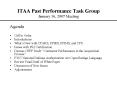 ITAA Past Performance Task Group January 16, 2007 Meeting PowerPoint PPT Presentation