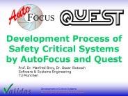 Development of Critical Systems