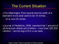 The Washington Post reports that the width of a standard movie seat used to be 19 inches' PowerPoint PPT Presentation