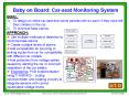 Baby on Board: Carseat Monitoring System PowerPoint PPT Presentation